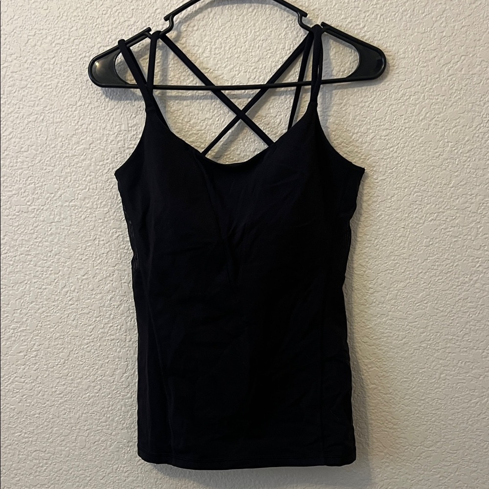 lululemon athletica Black Strappy Camisole